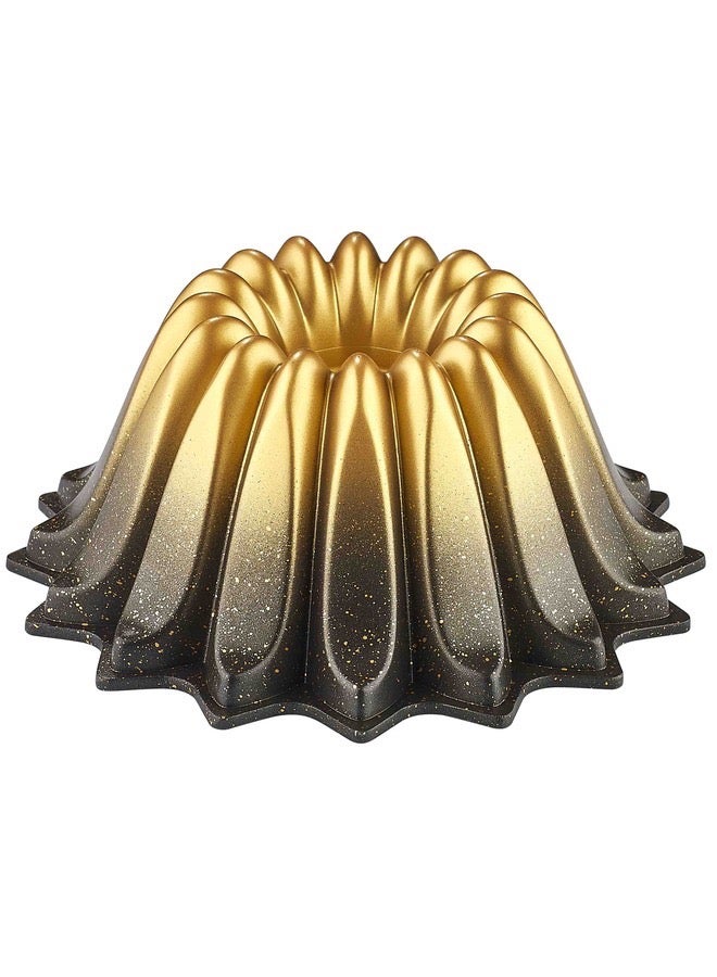 OMS Granite Cake mould 24 cm Die Cast Primrose Gold - Image 1