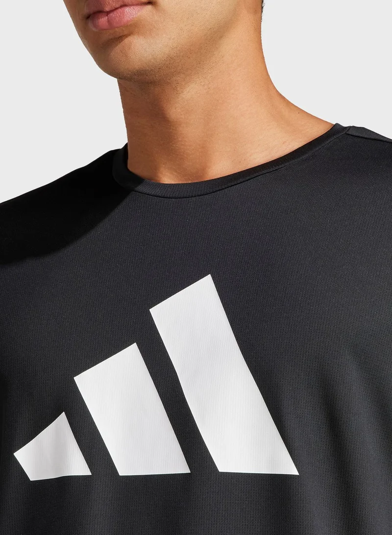 adidas تيشيرت سيرينو مزين بثلاثة خطوط