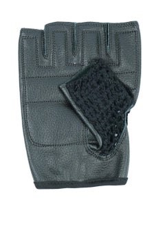 AXOX Fitness Leather Fitness Gloves | Black Medium Size  - Image 2
