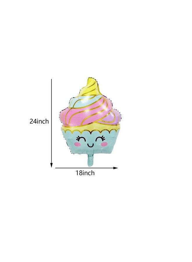 DYT 8PCS Ice Cream Cnady Foil Balloons Sweet Candy Foil Balloon for ice Cream Themed Party Decorations Baby Shower Wedding Party Decorations - Image 5