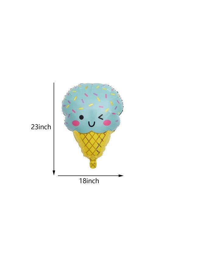 DYT 8PCS Ice Cream Cnady Foil Balloons Sweet Candy Foil Balloon for ice Cream Themed Party Decorations Baby Shower Wedding Party Decorations - Image 4