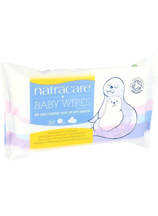 Natracare Organic Cotton Baby Wipes, 50 Count (Pack of 4) - Image 4