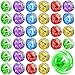 YOFOBU 48 LED Light Up Responsive Ball Beginner Level LED YoYo Ball Plastic Auto Return Bearing Toys for Birthday Party FavorsClassroom Rewards and Easter Basket Stuffers Random Colors - Image 2