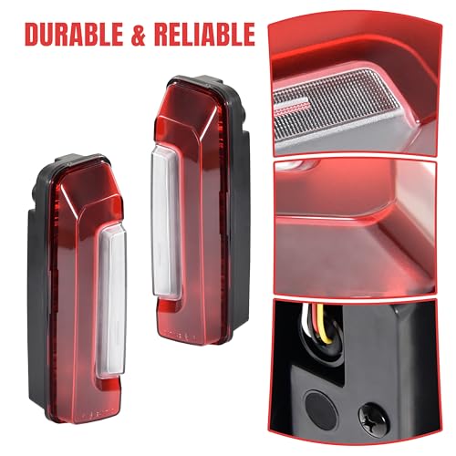 VEISUTOR ضوء الفندر الخلفي VEISUTOR لحقائب السرج الجانبية لراود جلايد و ستريت جلايد 2024، مصابيح LED حمراء مساعدة للتشغيل والفرامل والإشارات لدرجات هارلي راود جلايد و ستريت جلايد 2024 و CVO 2023-2024 - Image 5