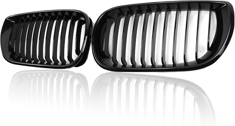 venveal Heart Horse Front Kidney Grill Grilles for B-M-W E46 2002-2005 4 door 4D 3 Series 320i 325i 330i 325xi 330xi Car Front Bumper Grille - Image 1