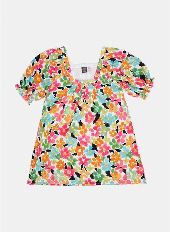 Tyess Girl Patterned Dress - Image 5