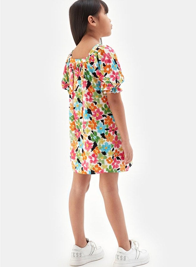 Tyess Girl Patterned Dress - Image 4