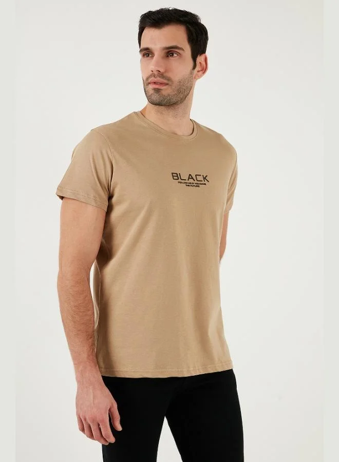 Buratti  Buratti Cotton Slim Fit Crew Neck T Shirt Men's T SHIRT 541FOLLOW for Men | Best Price UAE