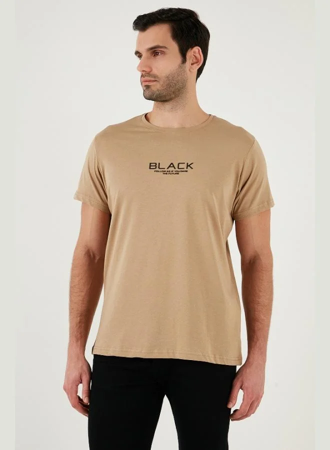 Buratti  Buratti Cotton Slim Fit Crew Neck T Shirt Men's T SHIRT 541FOLLOW for Men | Best Price UAE