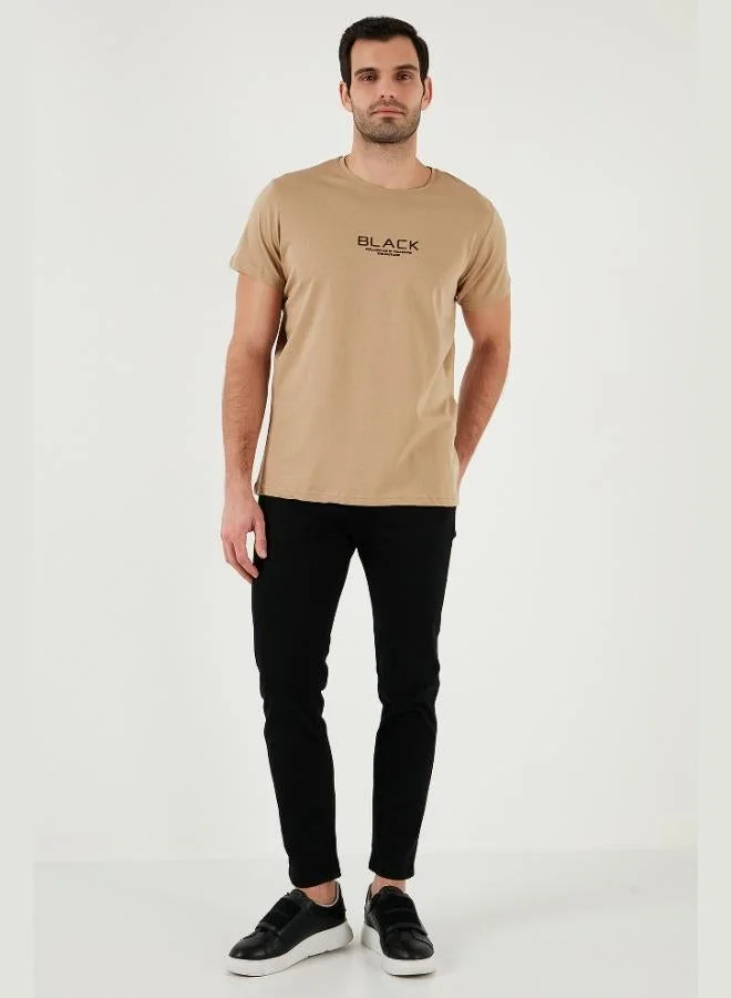 Buratti  Buratti Cotton Slim Fit Crew Neck T Shirt Men's T SHIRT 541FOLLOW for Men | Best Price UAE