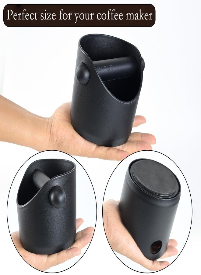 Techshare Espresso Compact Knock Box (4"x4"), Shock Absorbent Knock Box Non-Slip Base & Removable Rubber Knock Bar Coffee Puck Box, Durable Espresso Dump Bin for Home/Office, Dishwasher Safe - Image 4