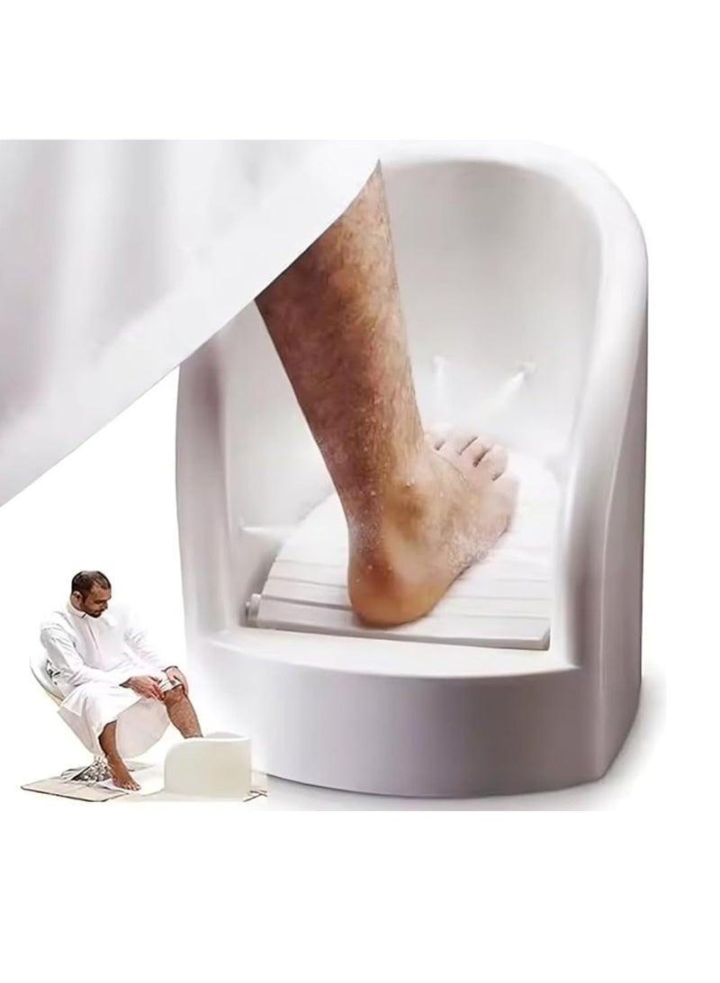 Wudu Foot Washer White 48x37x36cm - Image 1