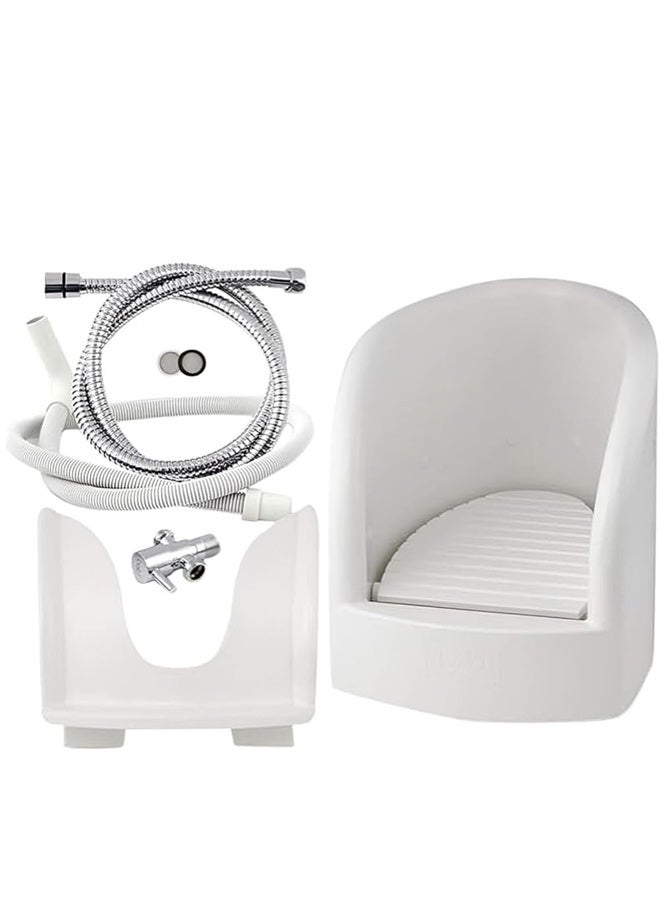 Wudu Foot Washer White 48x37x36cm - Image 2