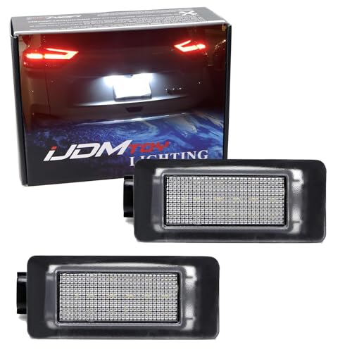 iJDMTOY مجموعة إضاءة لوحة الترخيص LED كاملة 3W متوافقة مع نيسان 2019/2020-فوق ألتيما سنترا فيرسا روج، مدعومة بـ 18-SMD LED أبيض زينون - Image 1