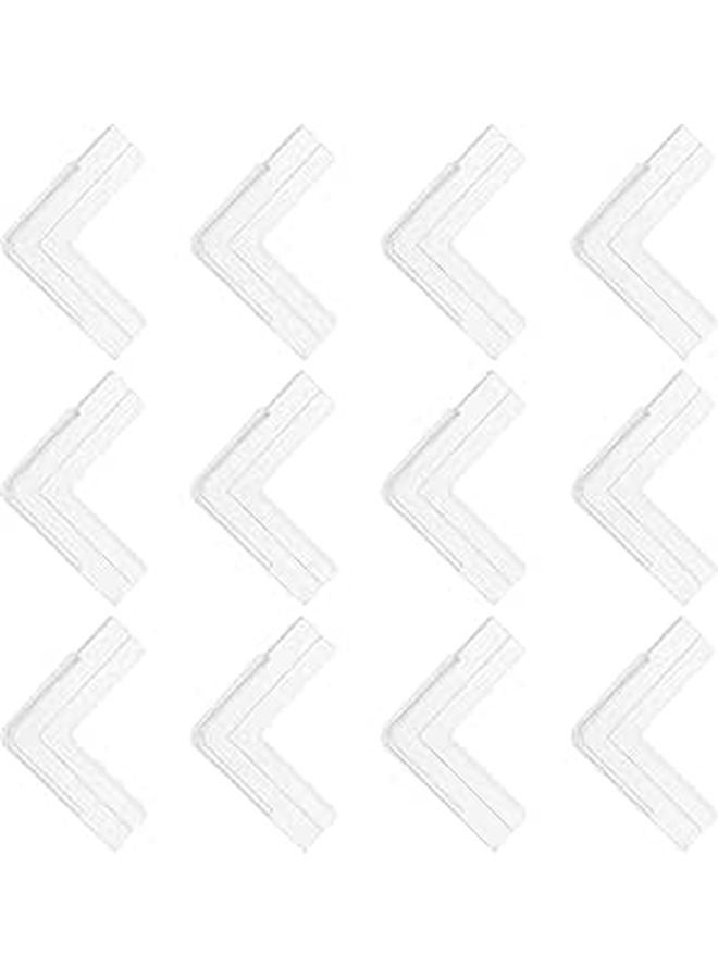 حراس زوايا PVC 20 قطعة واقيات الحواف للمكاتب والنوافذ والأثاث واقيات الاصطدام المضادة للصدمات - Image 1