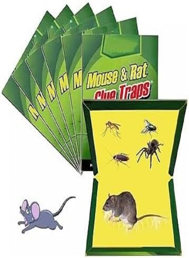 Generic Strong, Non-Toxic, Easy-to-Set Sticky Mouse Trap for Indoor and Outdoor Use, 12 Pack  - Image 1