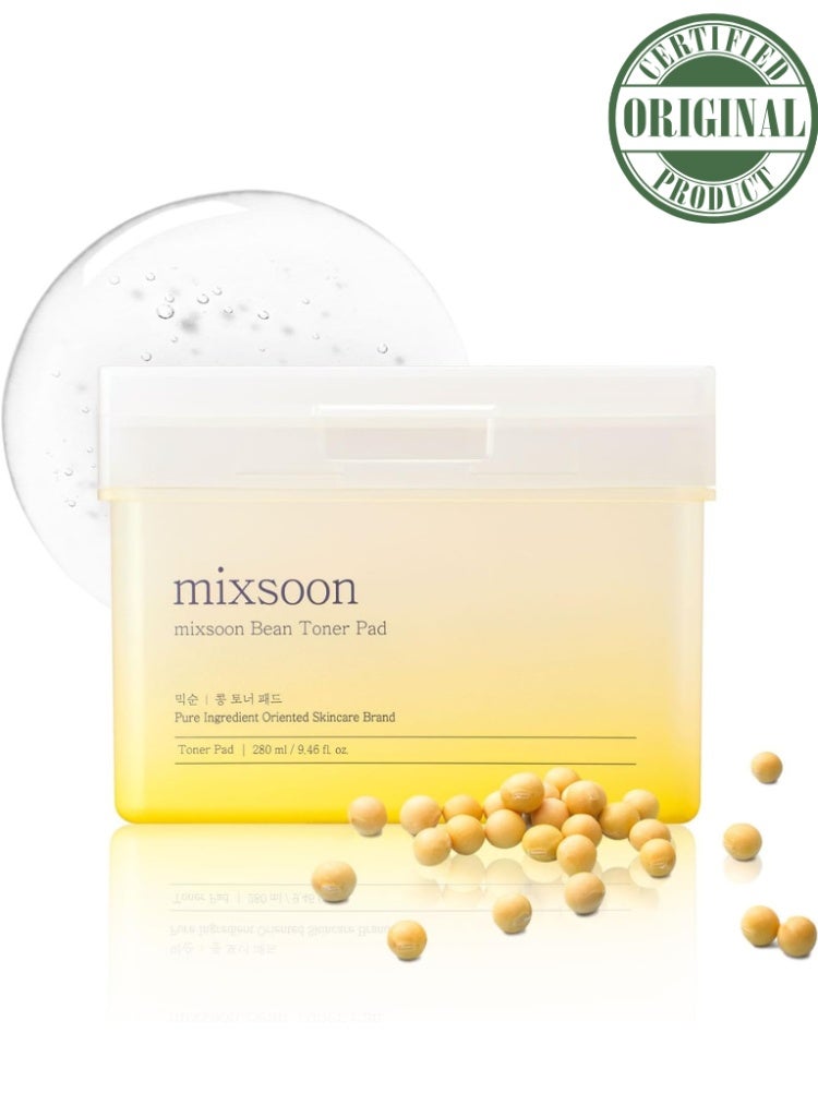 Mixsoon Bean Toner Pad – Toner Pads Infused with Bean Extract for Hydration and Skin Renewal 280ml - Image 1