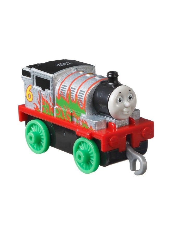 THOMAS & FRIENDS توماس وأصدقاؤه مغامرات بيرسي كروم مع لهب أخضر GYV66 محرك معدني - Image 1