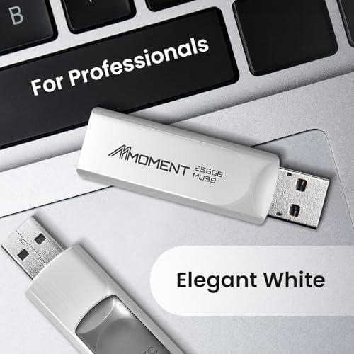 MMOMENT MU39 256GB USB 3.1 Gen1 Flash Drive, Read Speed up to 100MB/s, Retractable Design Thumb Drive - Image 3