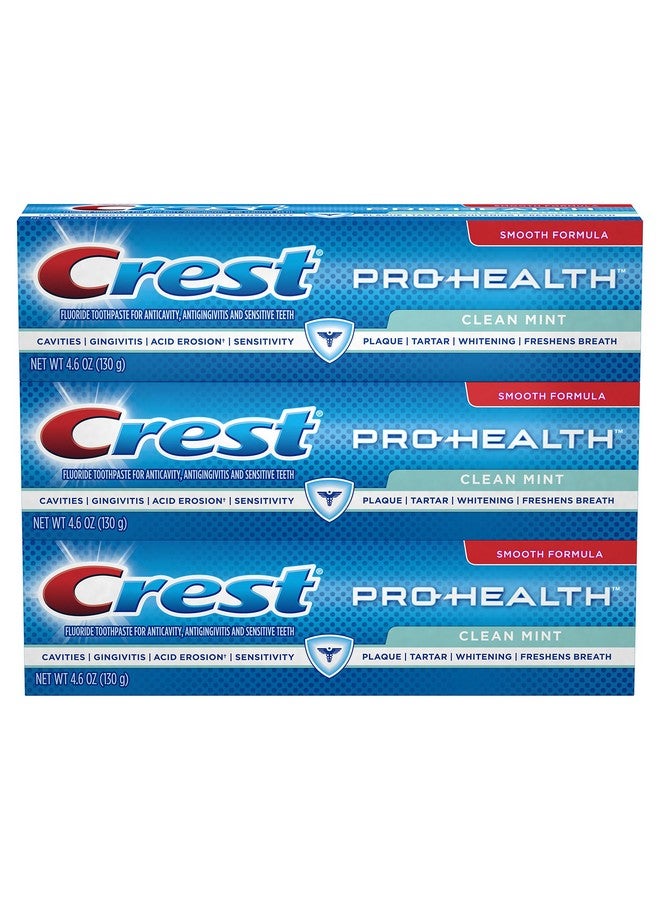 Crest معجون أسنان Rest Prohealth Clean Mint سعة 4.6 أونصة (عبوة من 3 قطع) - Image 1