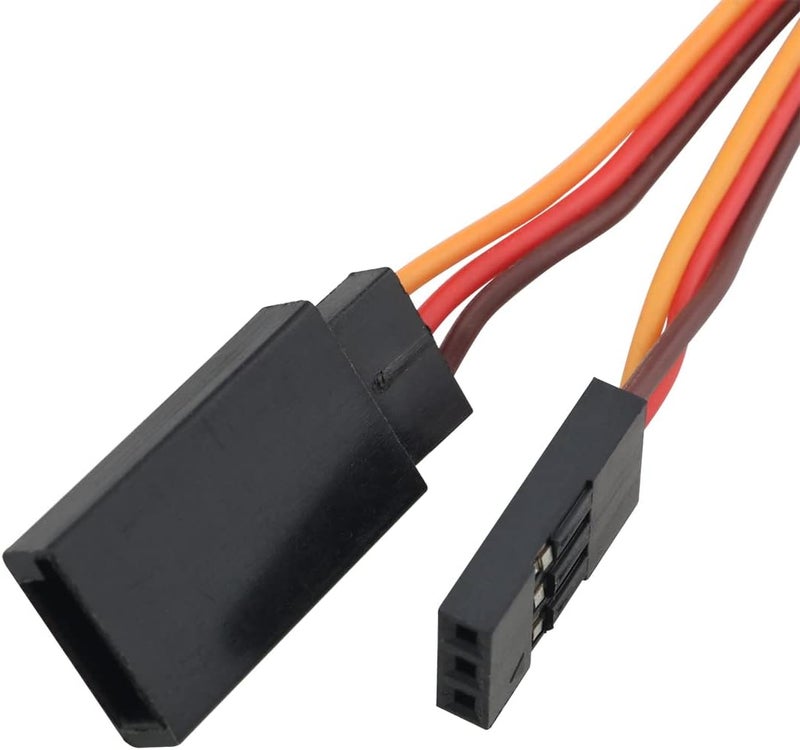 كلاراكو عاكس إشارة الدوران العالمي من كلاركو، قطعتين، لجهاز التحكم عن بعد، لعتاد توجيه الطائرات، باللونين البرتقالي والأسود - Image 4