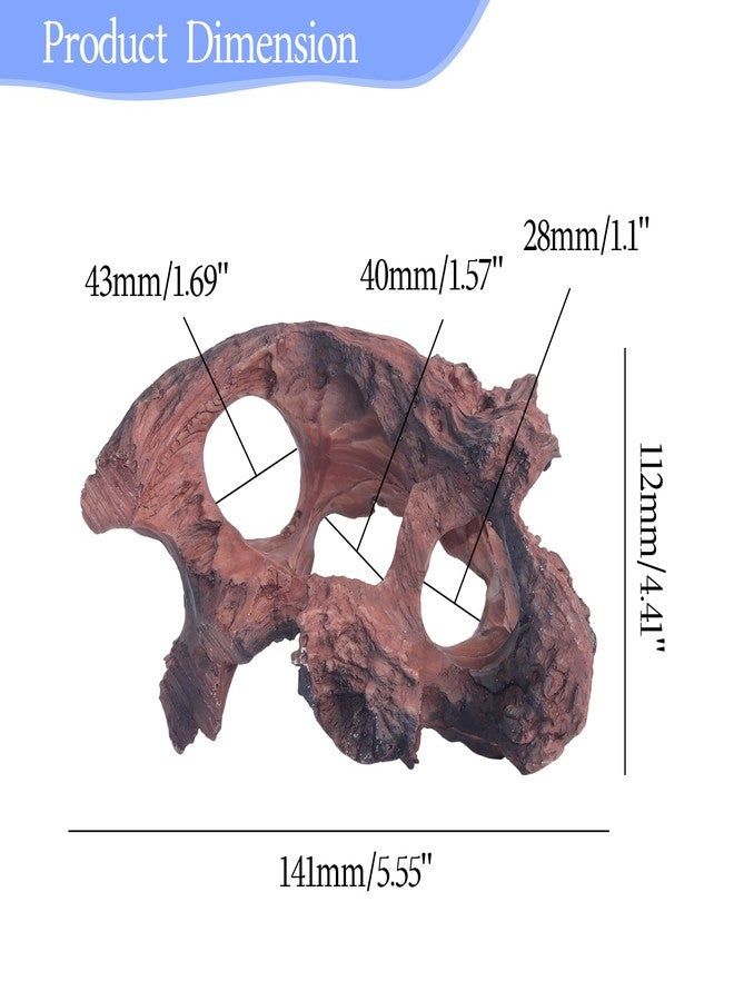 Saim Resin Driftwood Aquarium Decoration Realistic Aquascaping Fish Tank Decorations for Freshwater & Reptile Fish Tanks Reptile Tank Decor - Image 2