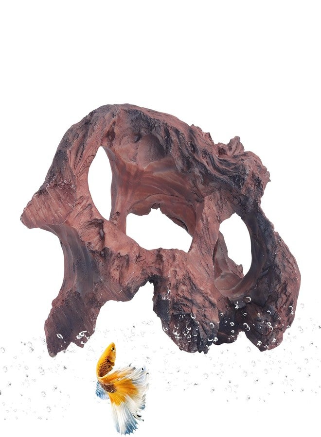 Saim Resin Driftwood Aquarium Decoration Realistic Aquascaping Fish Tank Decorations for Freshwater & Reptile Fish Tanks Reptile Tank Decor - Image 1