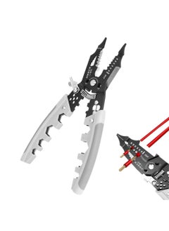 Gijaxe Gijaxe 28IN1 Wire Stripper and Cutter Multifunctional Tool Chromium Vanadium Steel Cutting Crimping for Electrician Stainless Puller Plier Cable Looping Splittings Strippings  - Image 1