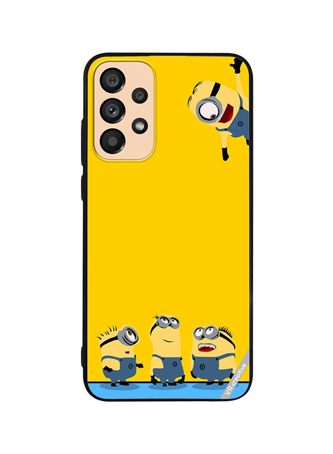 VR CREATIVE Protective Case Cover For Samsung Galaxy A73 5G Minions Design Multicolour - Image 1