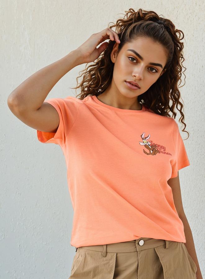 SP Characters Looney Tunes Print Crew Neck T-shirt - Image 1