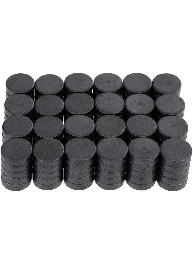 Anpro 120 Pcs Ceramic Industrial Magnets Hobby Craft Magnets-11/16 Inch (18mm) Round Magnet Disc for Refrigerator Button DIY Cup Magnet Craft Hobbies, Science Projects & School Crafts - Image 1