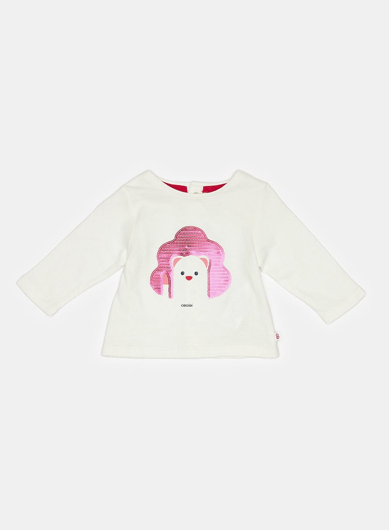 Okaidi OBaiBi By Okaidi Baby Girls Tshirt - Image 1