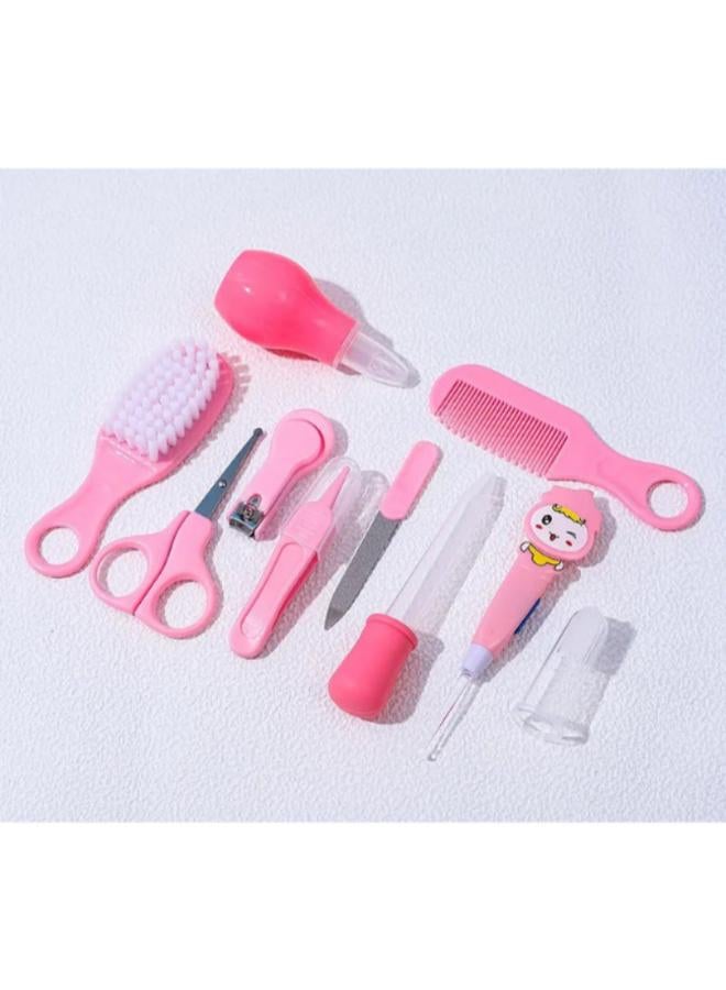 Complete Baby Care Kit: 10pcs Set with Ear-Picking Spoon, Nail Clippers, Comb Brush & Medicine Feeder CODE-RB027  - Image 2