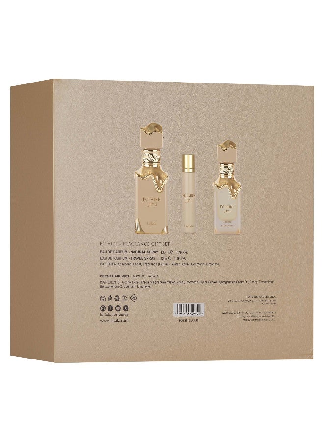 Lattafa Giftset Eclaire - 12Ml - Hairmist - Image 3