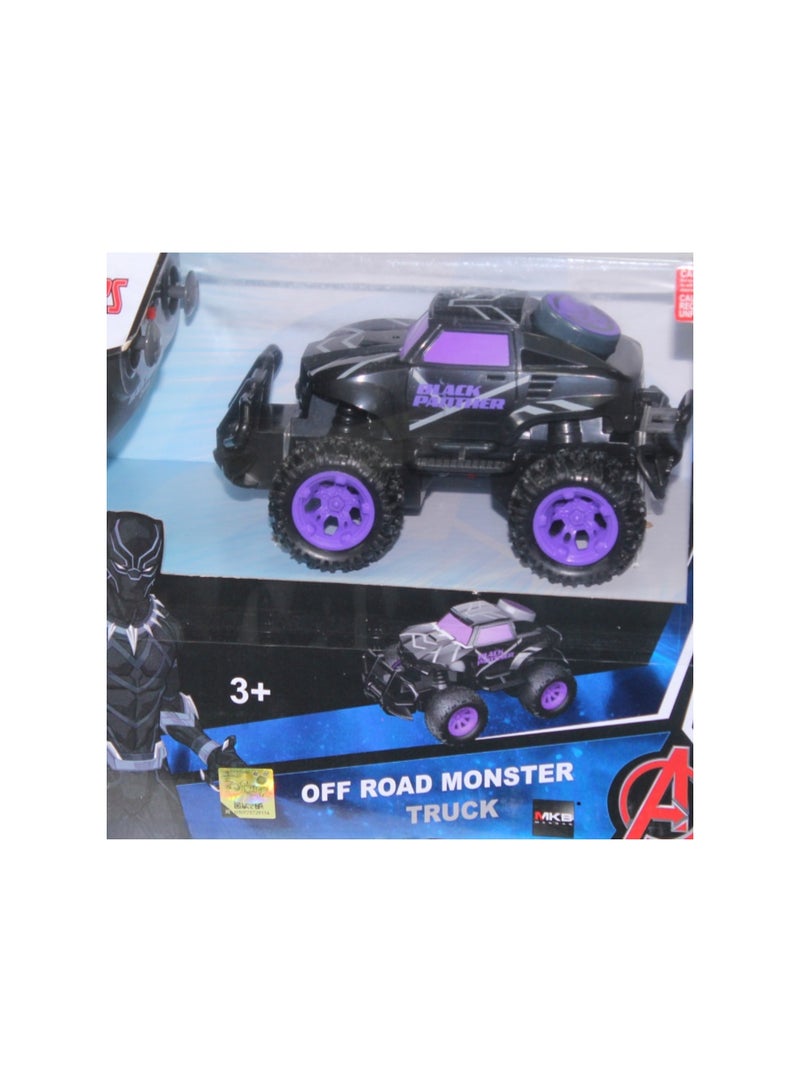 ام كي بي MKB Marvel أسود Panther RC Monster Truck لعبة - Image 3