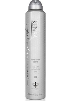 Kenra Kenra Platinum Heat Block Spray 22 | Heat Protecting Hairspray | High Hold For Ultimate Style Longevity | Clean Release From Hot Tools | All Hair Types  - Image 1