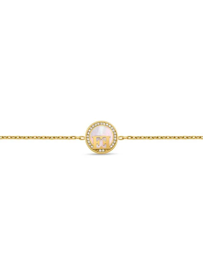 ESCADA Hannah Gold Plated 316L Stainless Steel Bracelet for Women, 170mm