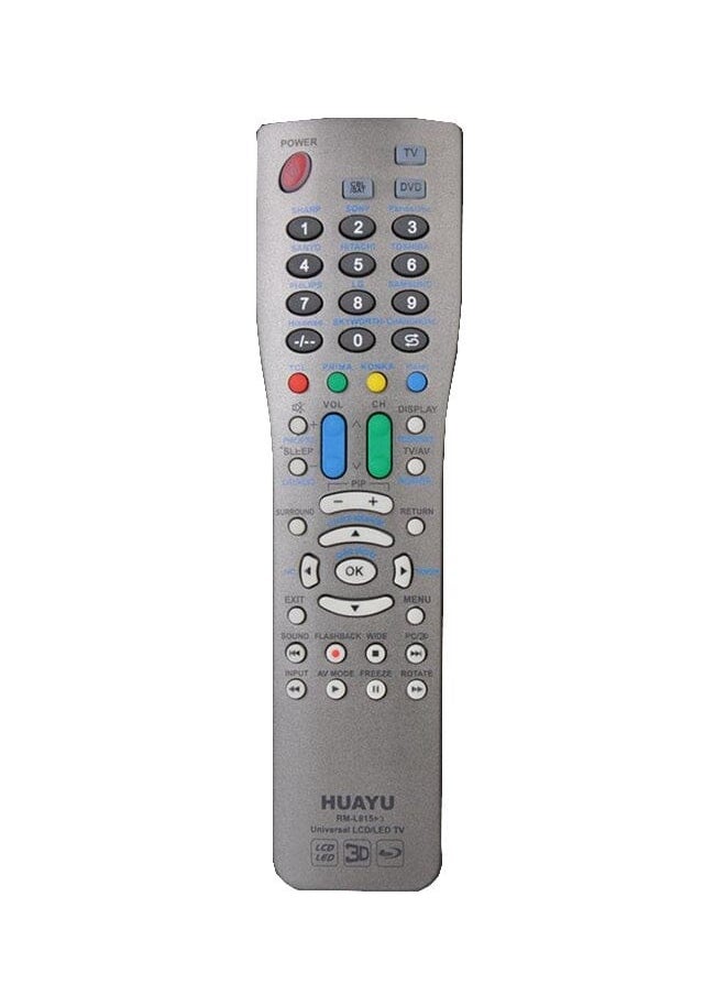 Universal Remote Control For Led Lcd Tvs Sony Lg Samsung Hisense Grey