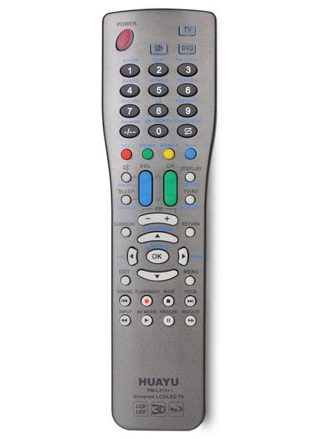 Universal Remote Control For Led Lcd Tvs Sony Lg Samsung Hisense Grey