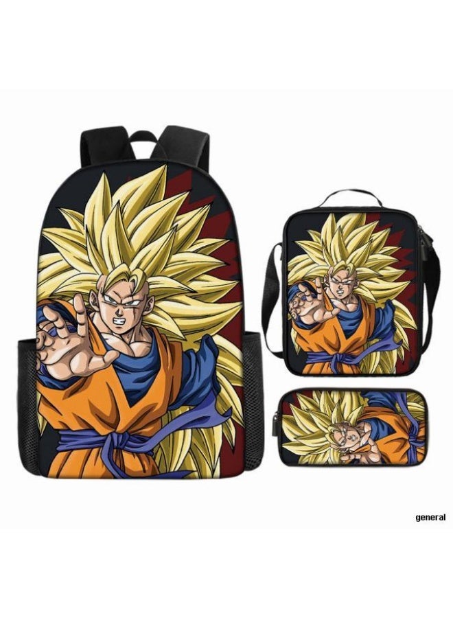 عام حقيبة ظهر مطبوعة عالمية مشتركة - مجموعة حقائب ظهر من ثلاث قطع (متوفرة للطلاب والأطفال والأصدقاء في النزهايات وتسلق الجبال وما إلى ذلك) - 106 - Image 1