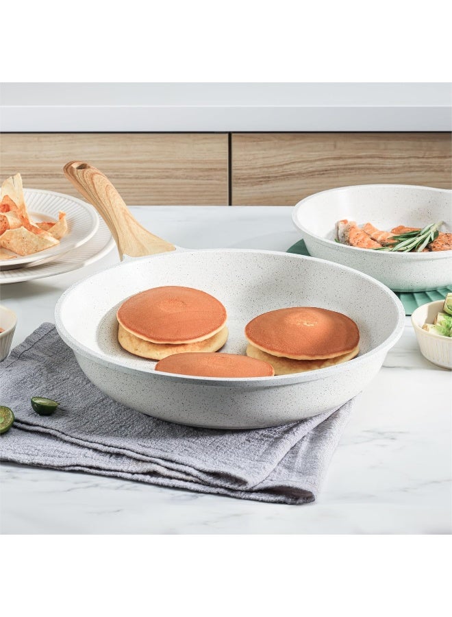 SENSARTE Nonstick Ceramic Frying Pan Skillet, 11 Inch Omelet Pan, Healthy Non Toxic Chef Pan, Induction Compatible Egg Pan With Heat Resistant Handle, Pfas-Free  - Image 4