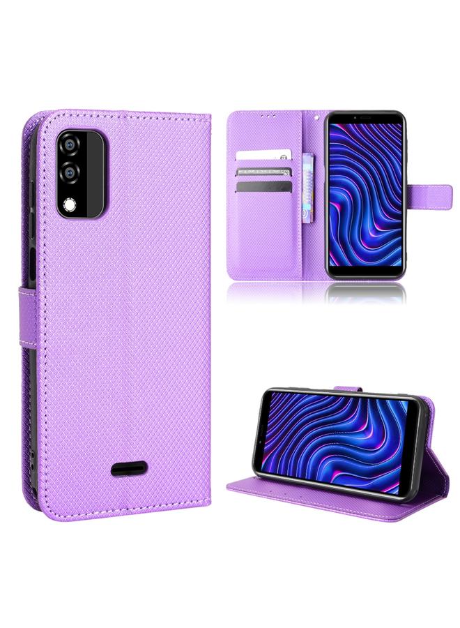 Zaboon Case For BLU C5 Max 2022 Diamond Texture Leather Phone Case - Image 1