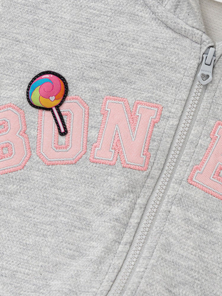 Balabala Girls' Hoodie Jacket With Embroidery - Image 4