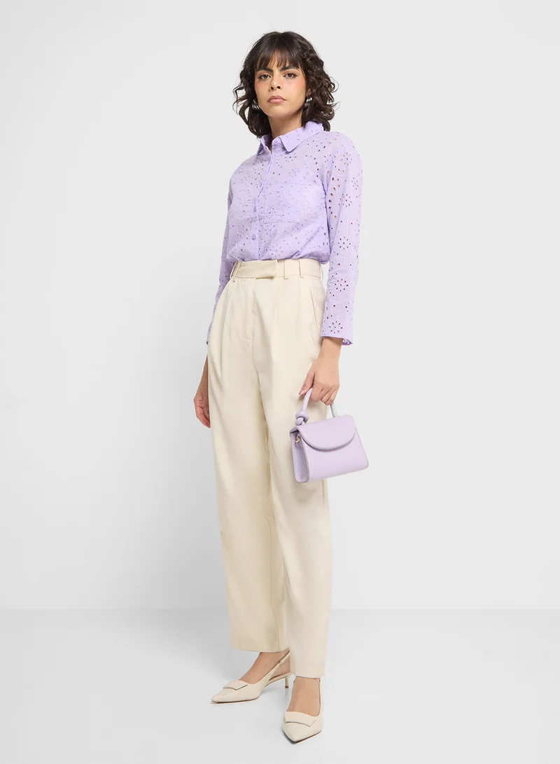 ELLA Button Down Shiffly Shirt