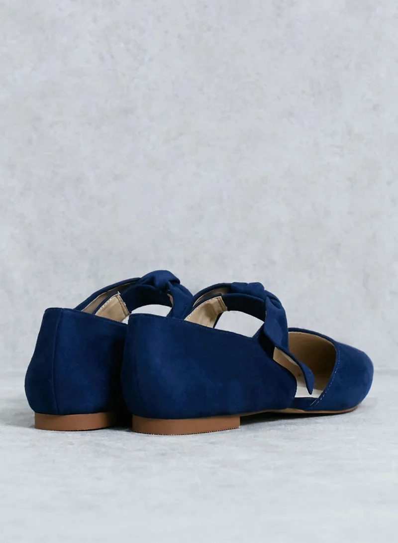 LOST INK Karina Bow Tie Slip On
