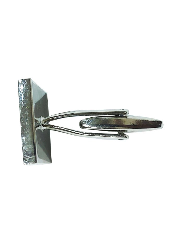 ALCOACH Men’s Square Cufflinks Set – Elegant Pattern Design (2 Pieces) - Image 4