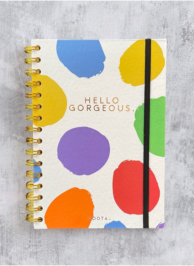 Noota - A5 SPIRAL NOTEBOOK HELLO GORGEOUS - Image 1