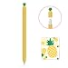 AhaStyle Cute Case Sleeve for Apple Pencil Pro Apple Pencil 2nd Gen Silicone Soft Protective Cover Fruit Design Compatible with Apple Pencil 2nd Generation and Apple Pencil Pro 2024 Yellow - Image 2