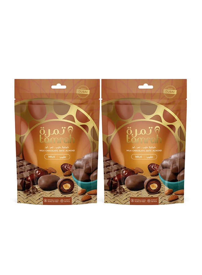 Tamrah كيس سحاب من الشوكولاتة بالحليب