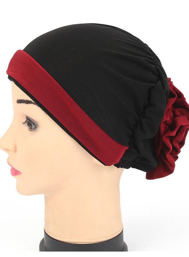 Loquat Double-Color Floral Headband Cap Multicolour  - Image 1